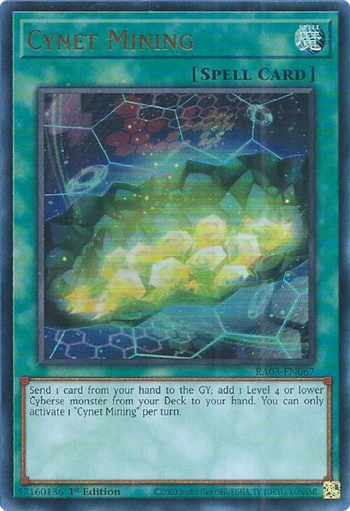 Cynet Mining (UR) [RA03-EN067] Ultra Rare | Odin's Place