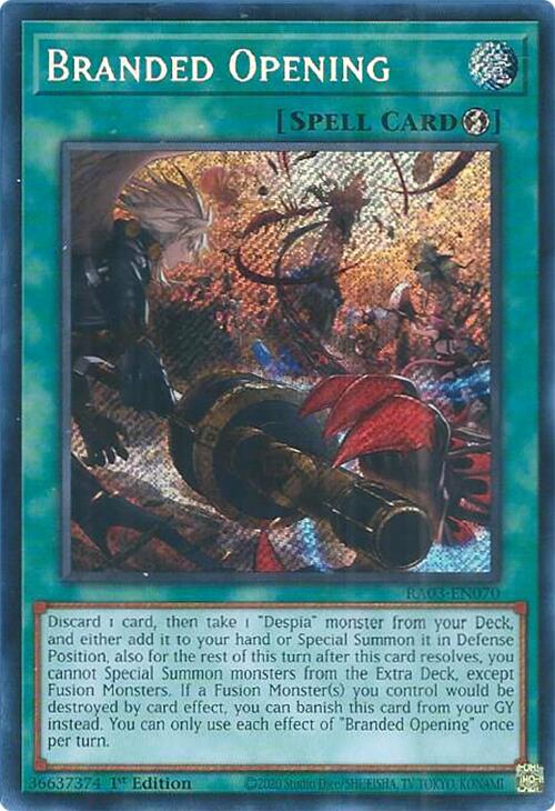 Branded Opening (Secret Rare) [RA03-EN070] Secret Rare | Odin's Place