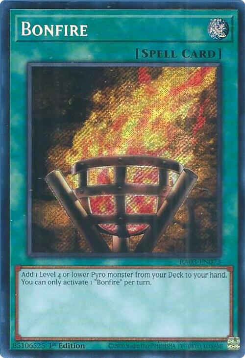 Bonfire (Secret Rare) [RA03-EN073] Secret Rare | Odin's Place