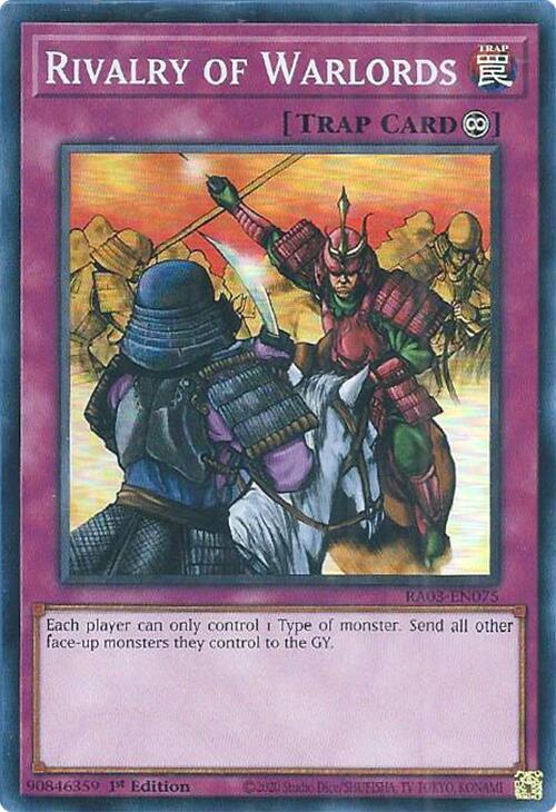 Rivalry of Warlords [RA03-EN075] Super Rare | Odin's Place