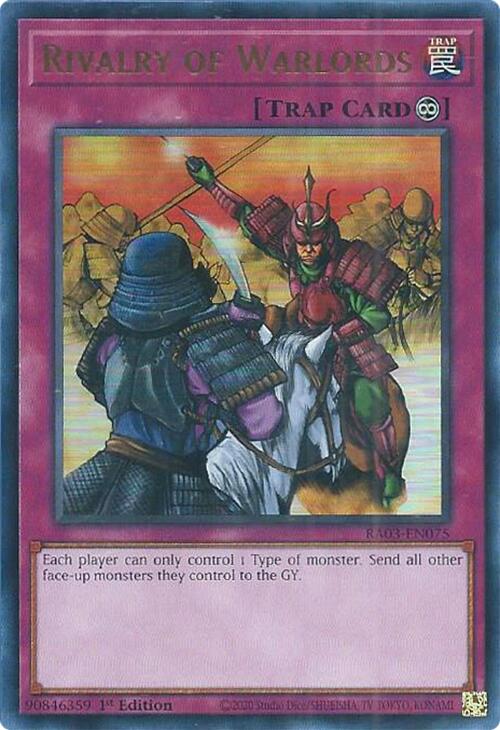 Rivalry of Warlords (UR) [RA03-EN075] Ultra Rare | Odin's Place