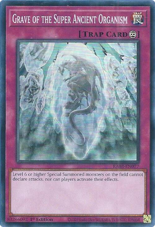 Grave of the Super Ancient Organism [RA03-EN077] Super Rare | Odin's Place