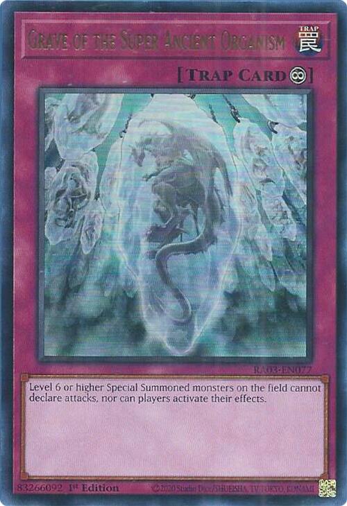 Grave of the Super Ancient Organism (UR) [RA03-EN077] Ultra Rare | Odin's Place