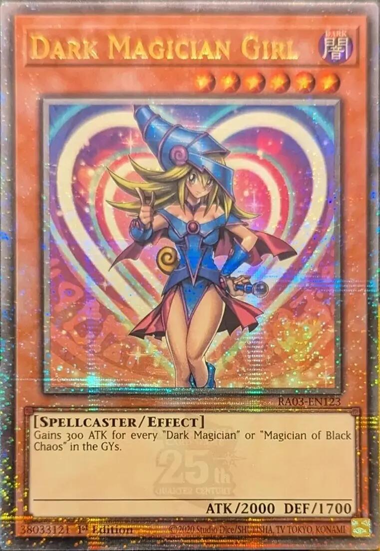 Dark Magician Girl (Quarter Century Secret Rare) [RA03-EN123] Quarter Century Secret Rare | Odin's Place