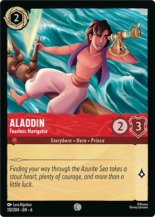 Aladdin - Fearless Navigator (112/204) [Azurite Sea] | Odin's Place