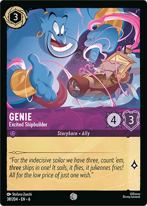 Genie - Excited Shipbuilder (38/204) [Azurite Sea] | Odin's Place