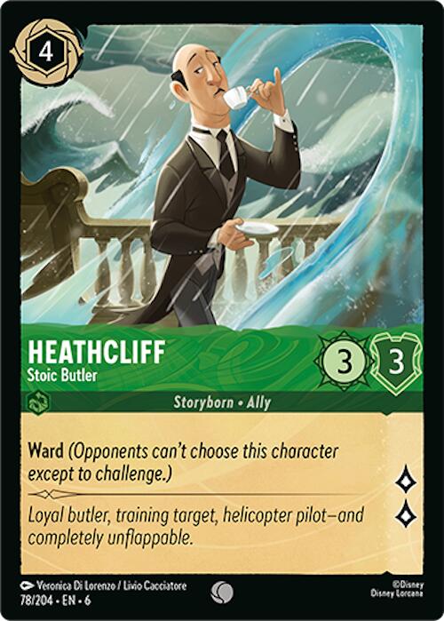 Heathcliff - Stoic Butler (78/204) [Azurite Sea] | Odin's Place