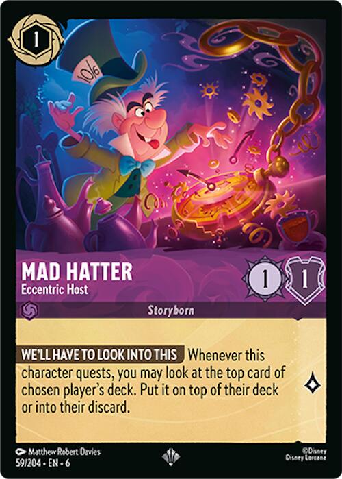 Mad Hatter - Eccentric Host (59/204) [Azurite Sea] | Odin's Place