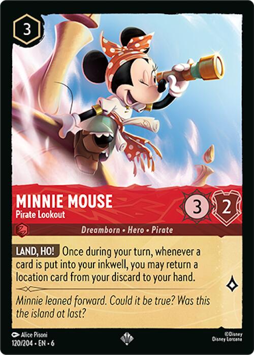 Minnie Mouse - Pirate Lookout (120/204) [Azurite Sea] | Odin's Place
