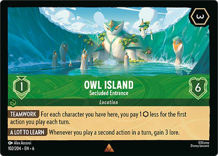 Owl Island - Secluded Entrance (102/204) [Azurite Sea] | Odin's Place