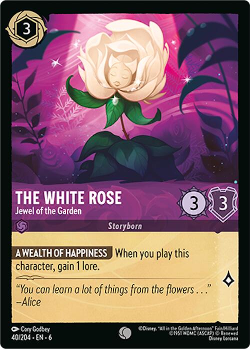 The White Rose - Jewel of the Garden (40/204) [Azurite Sea] | Odin's Place