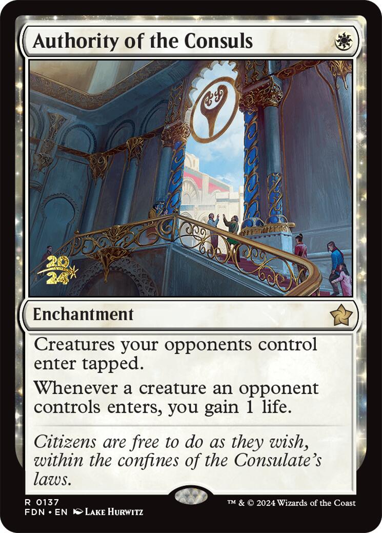 Authority of the Consuls [Foundations Prerelease Promos] | Odin's Place
