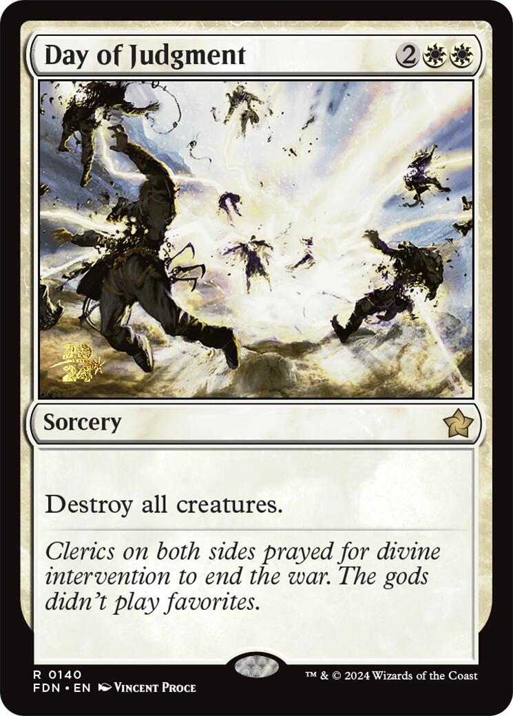 Day of Judgment [Foundations Prerelease Promos] | Odin's Place