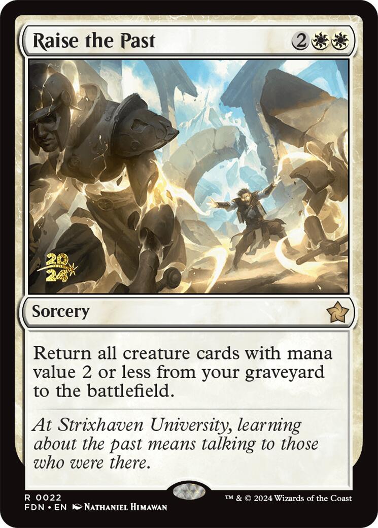 Raise the Past [Foundations Prerelease Promos] | Odin's Place