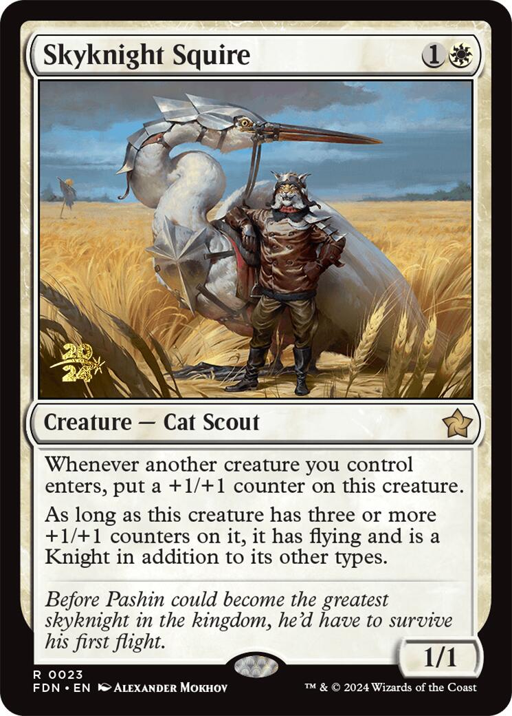 Skyknight Squire [Foundations Prerelease Promos] | Odin's Place
