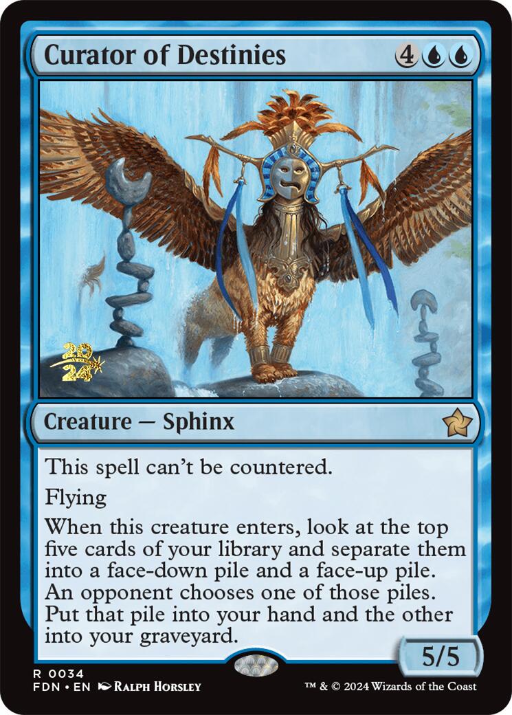 Curator of Destinies [Foundations Prerelease Promos] | Odin's Place