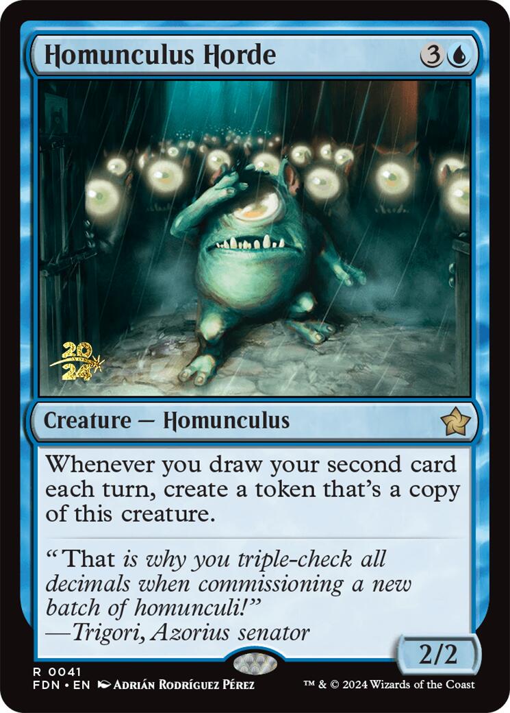 Homunculus Horde [Foundations Prerelease Promos] | Odin's Place