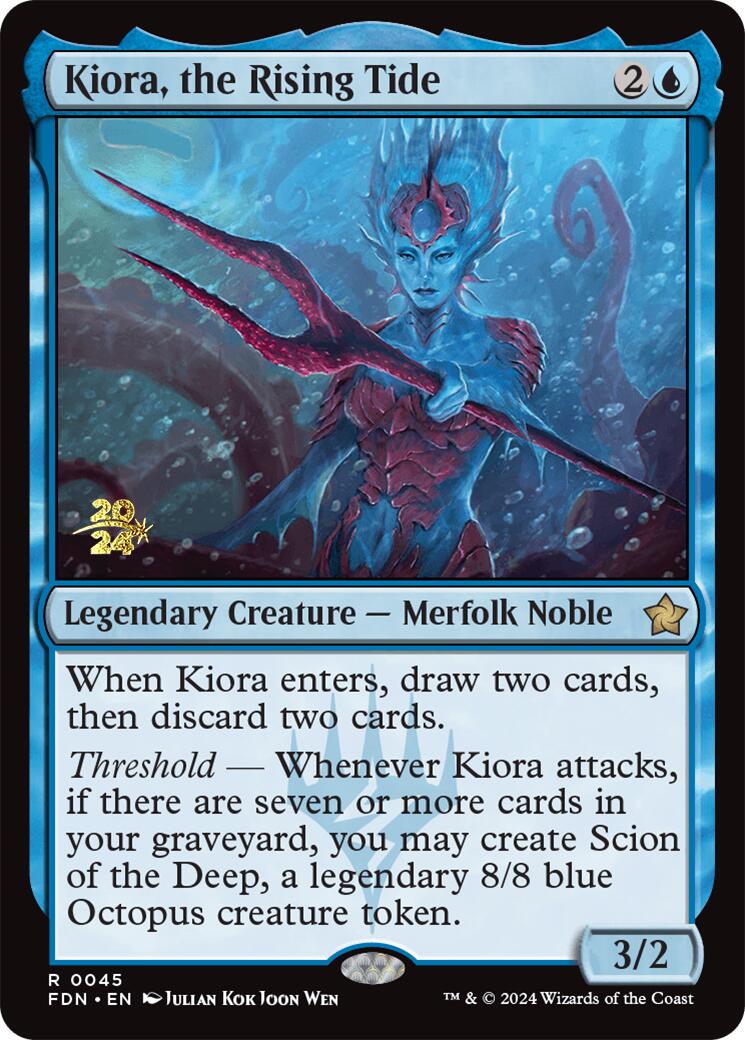 Kiora, the Rising Tide [Foundations Prerelease Promos] | Odin's Place