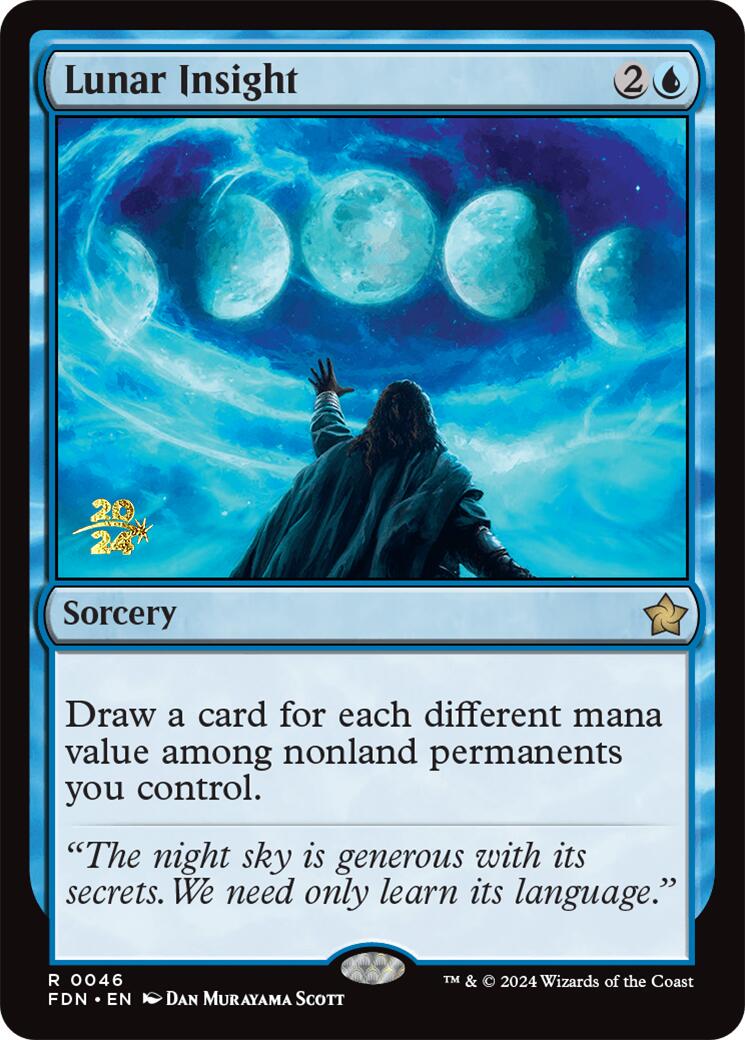 Lunar Insight [Foundations Prerelease Promos] | Odin's Place