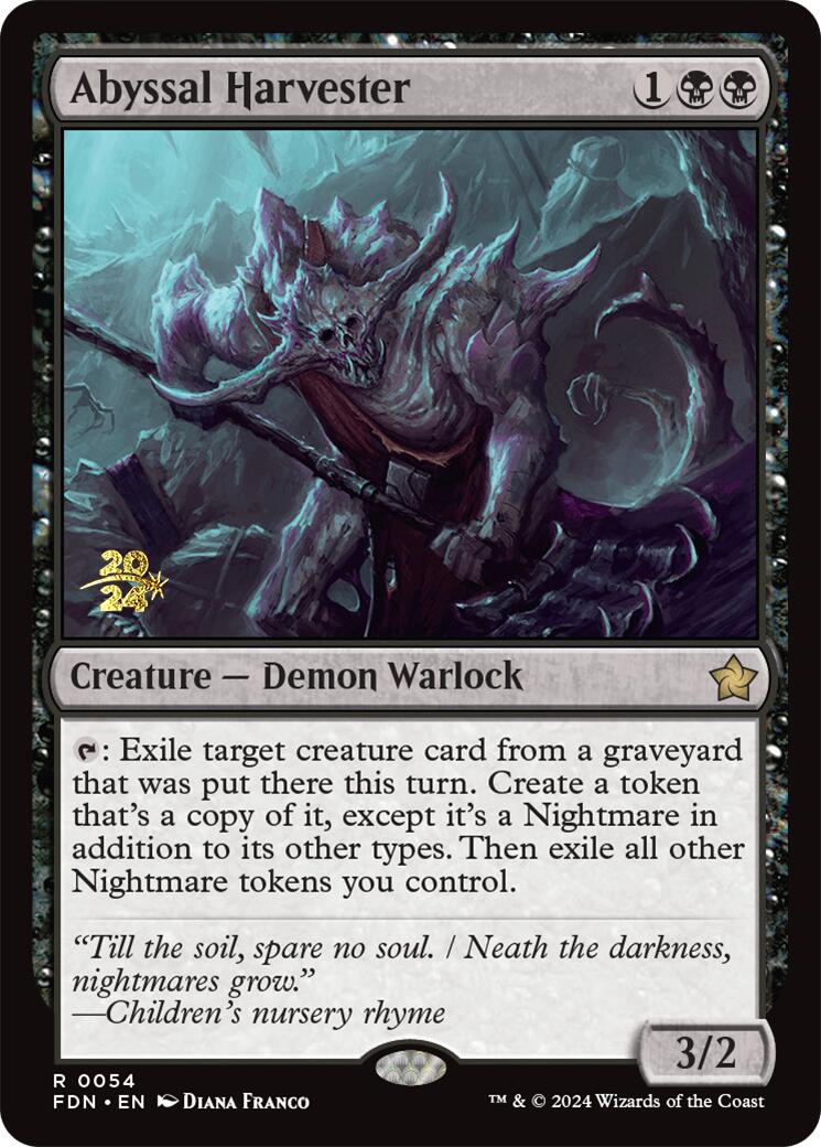 Abyssal Harvester [Foundations Prerelease Promos] | Odin's Place