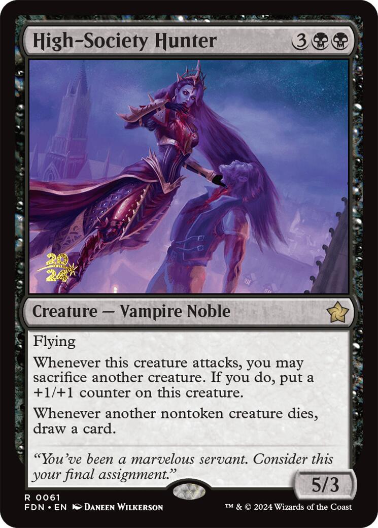 High-Society Hunter [Foundations Prerelease Promos] | Odin's Place
