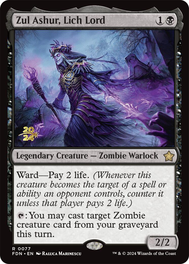 Zul Ashur, Lich Lord [Foundations Prerelease Promos] | Odin's Place