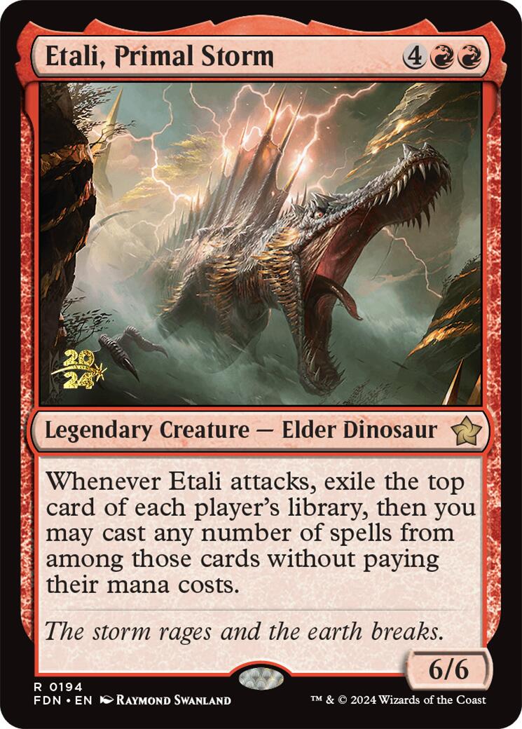 Etali, Primal Storm [Foundations Prerelease Promos] | Odin's Place