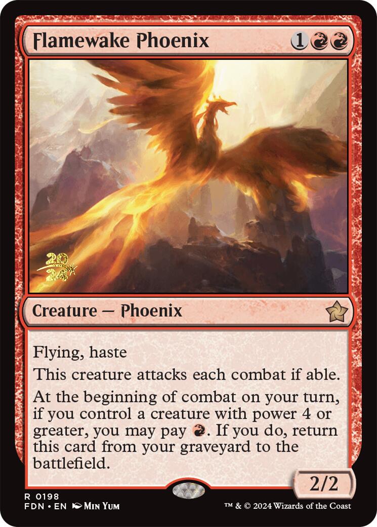 Flamewake Phoenix [Foundations Prerelease Promos] | Odin's Place