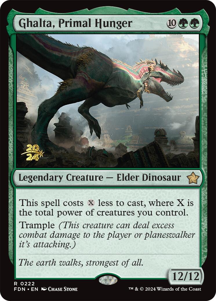 Ghalta, Primal Hunger [Foundations Prerelease Promos] | Odin's Place