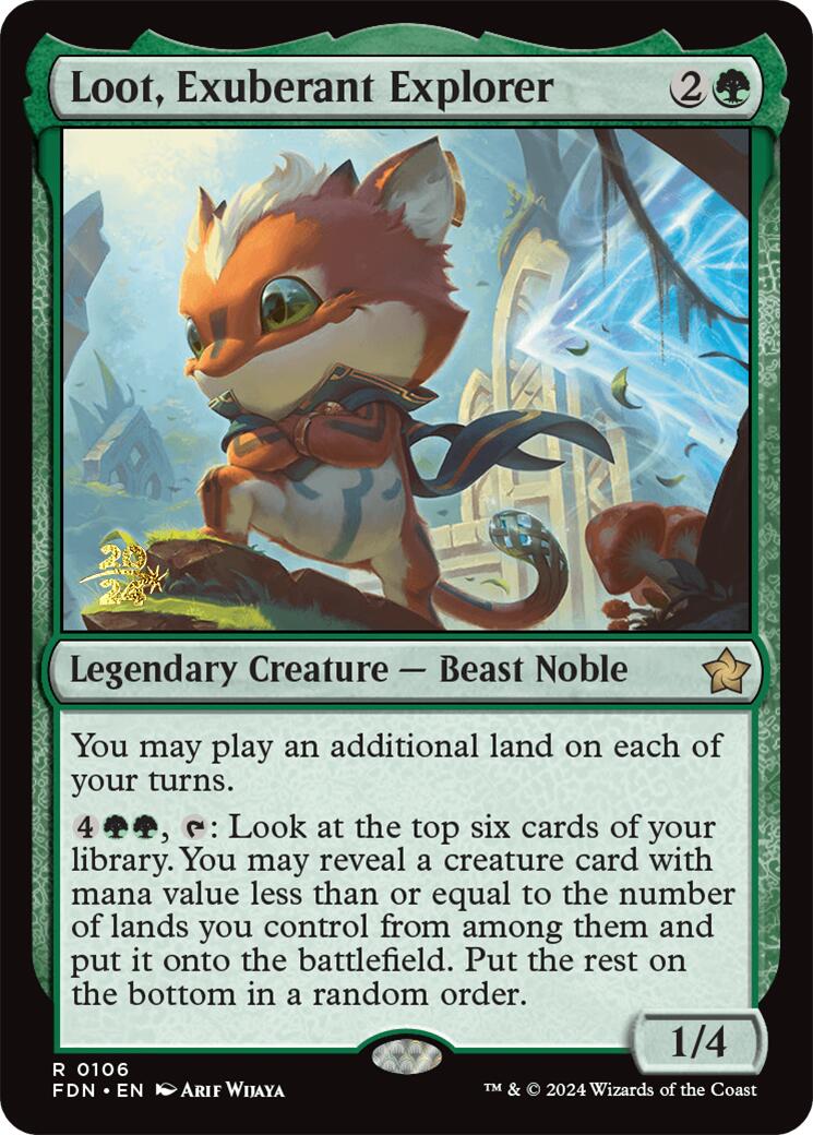Loot, Exuberant Explorer [Foundations Prerelease Promos] | Odin's Place
