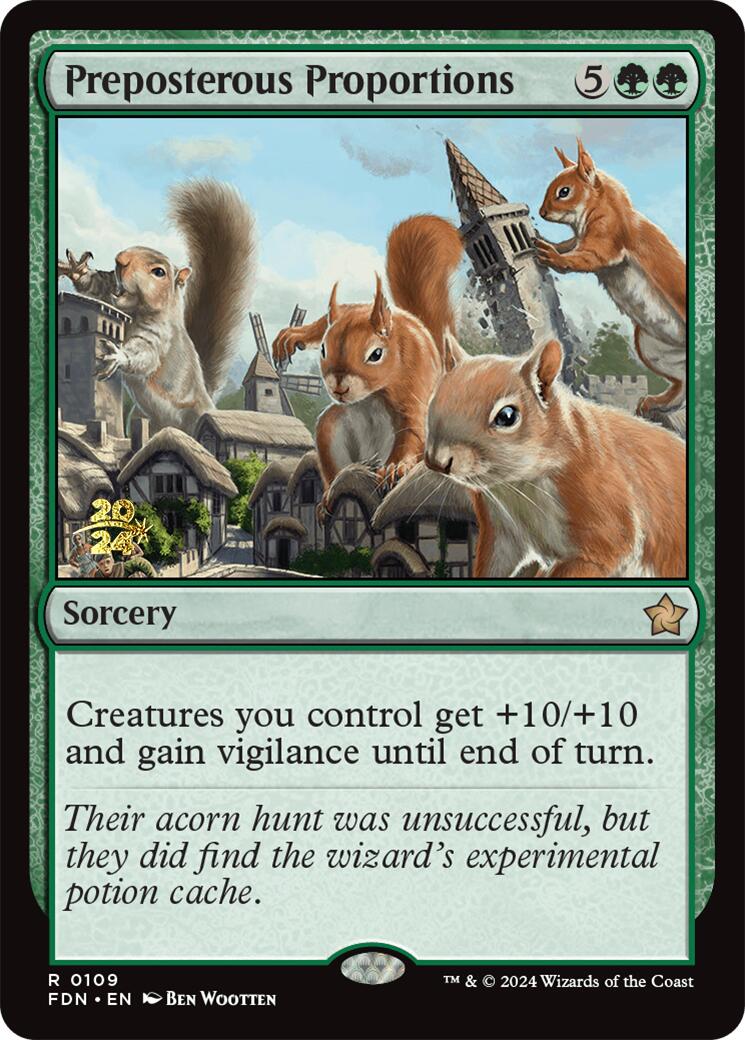 Preposterous Proportions [Foundations Prerelease Promos] | Odin's Place