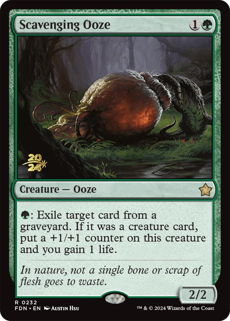 Scavenging Ooze [Foundations Prerelease Promos] | Odin's Place