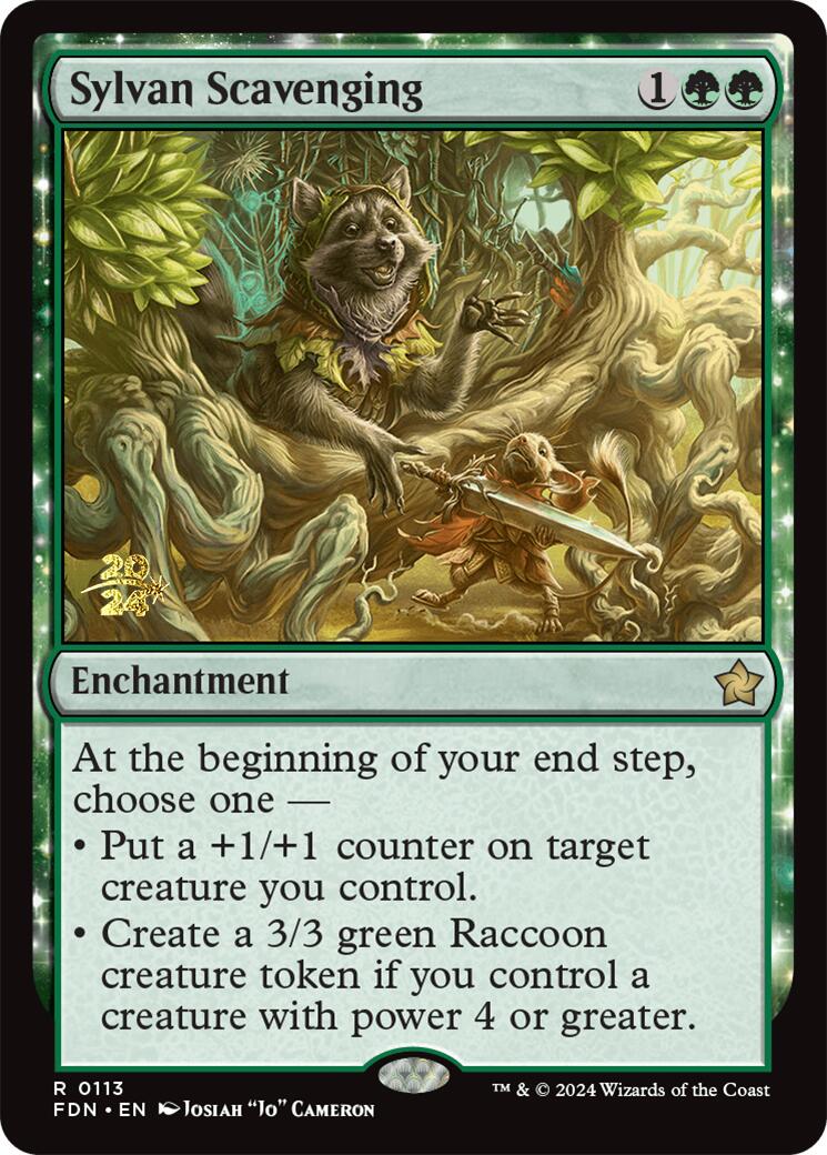Sylvan Scavenging [Foundations Prerelease Promos] | Odin's Place