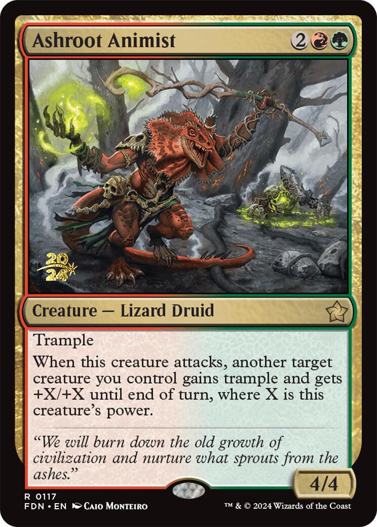 Ashroot Animist [Foundations Prerelease Promos] | Odin's Place