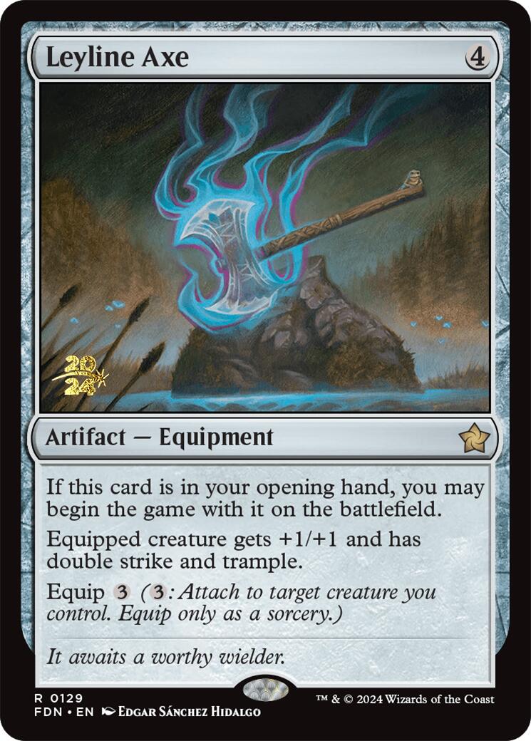 Leyline Axe [Foundations Prerelease Promos] | Odin's Place