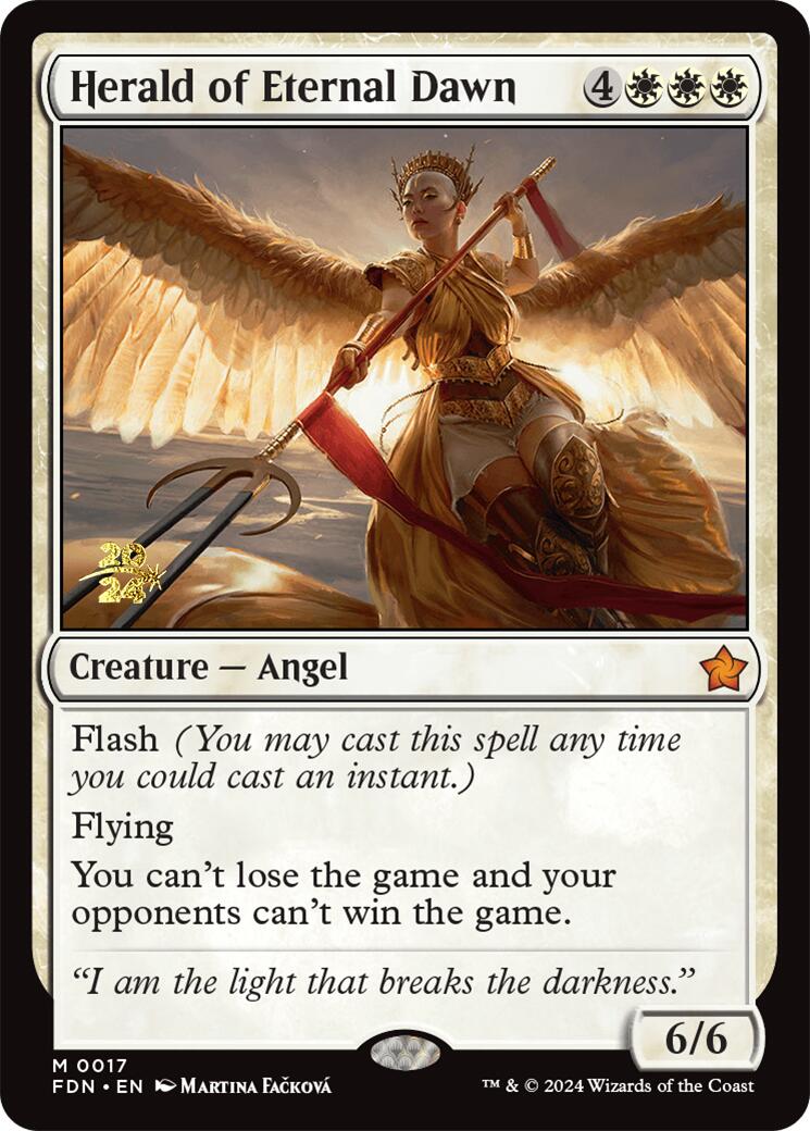 Herald of Eternal Dawn [Foundations Prerelease Promos] | Odin's Place