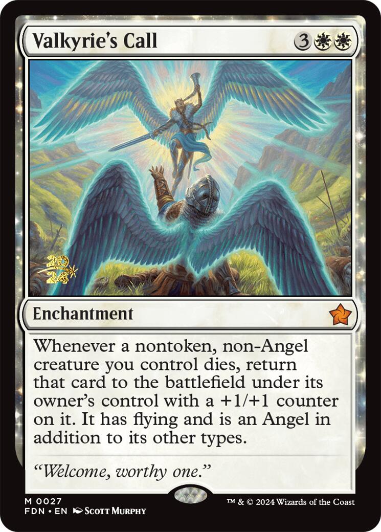 Valkyrie's Call [Foundations Prerelease Promos] | Odin's Place