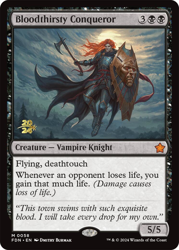 Bloodthirsty Conqueror [Foundations Prerelease Promos] | Odin's Place