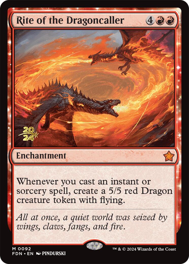 Rite of the Dragoncaller [Foundations Prerelease Promos] | Odin's Place