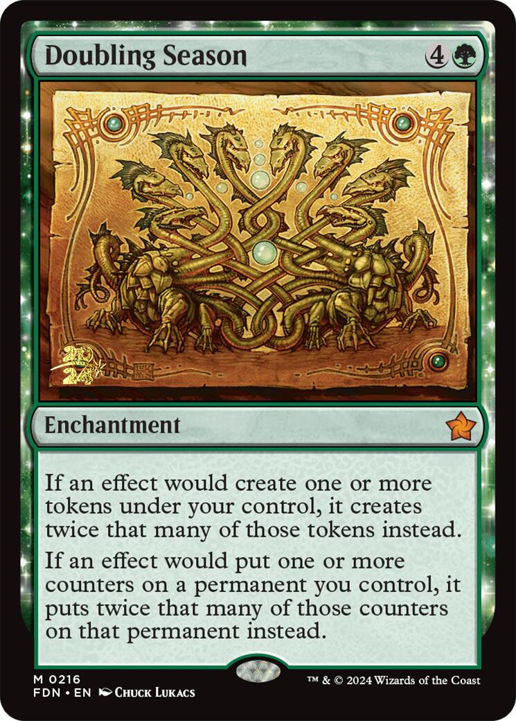 Doubling Season [Foundations Prerelease Promos] | Odin's Place