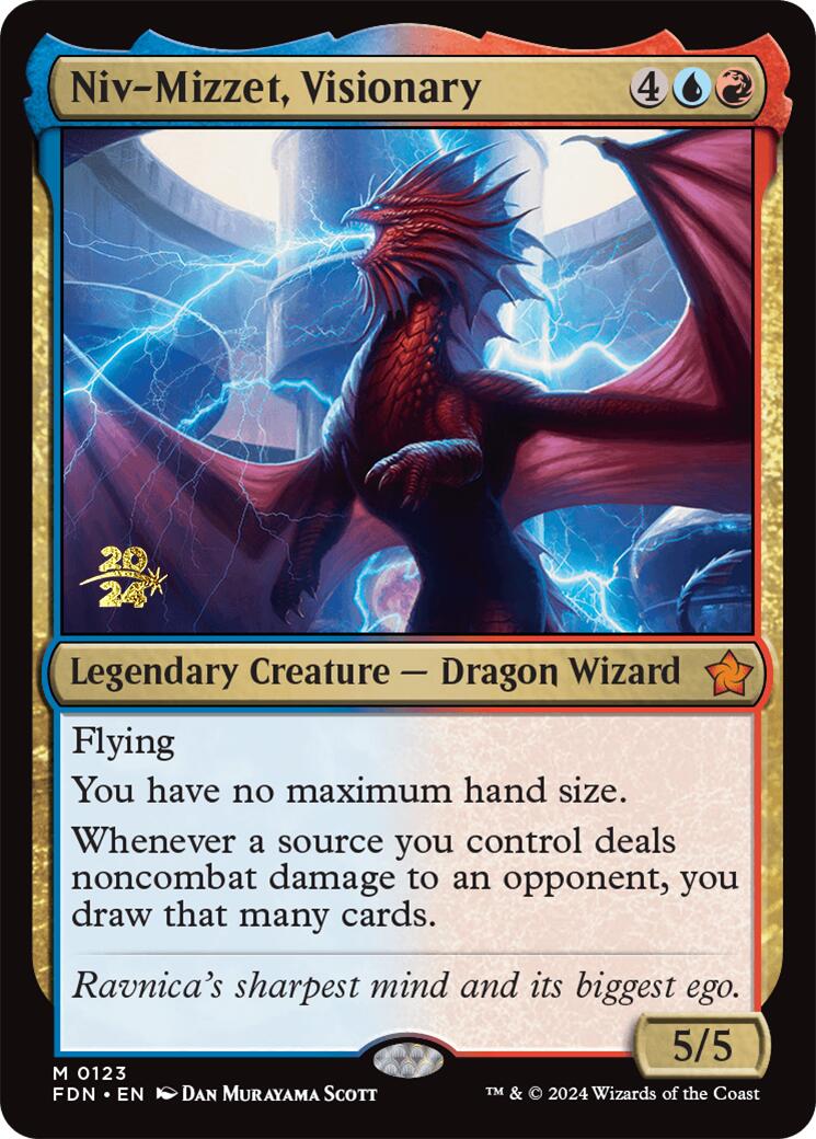 Niv-Mizzet, Visionary [Foundations Prerelease Promos] | Odin's Place
