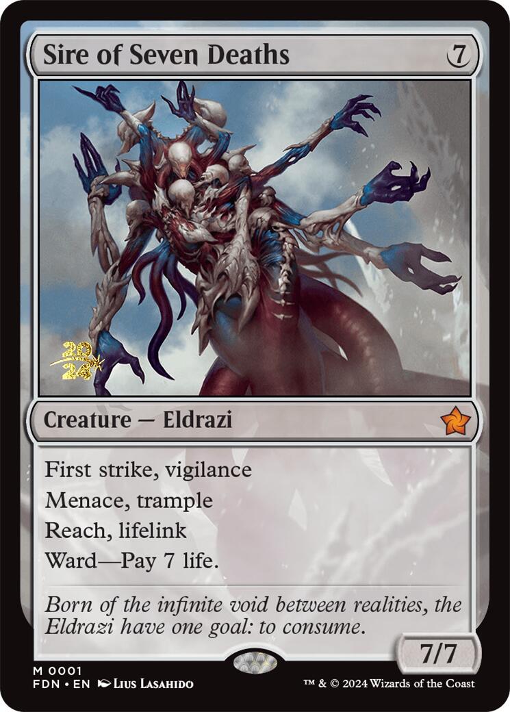 Sire of Seven Deaths [Foundations Prerelease Promos] | Odin's Place