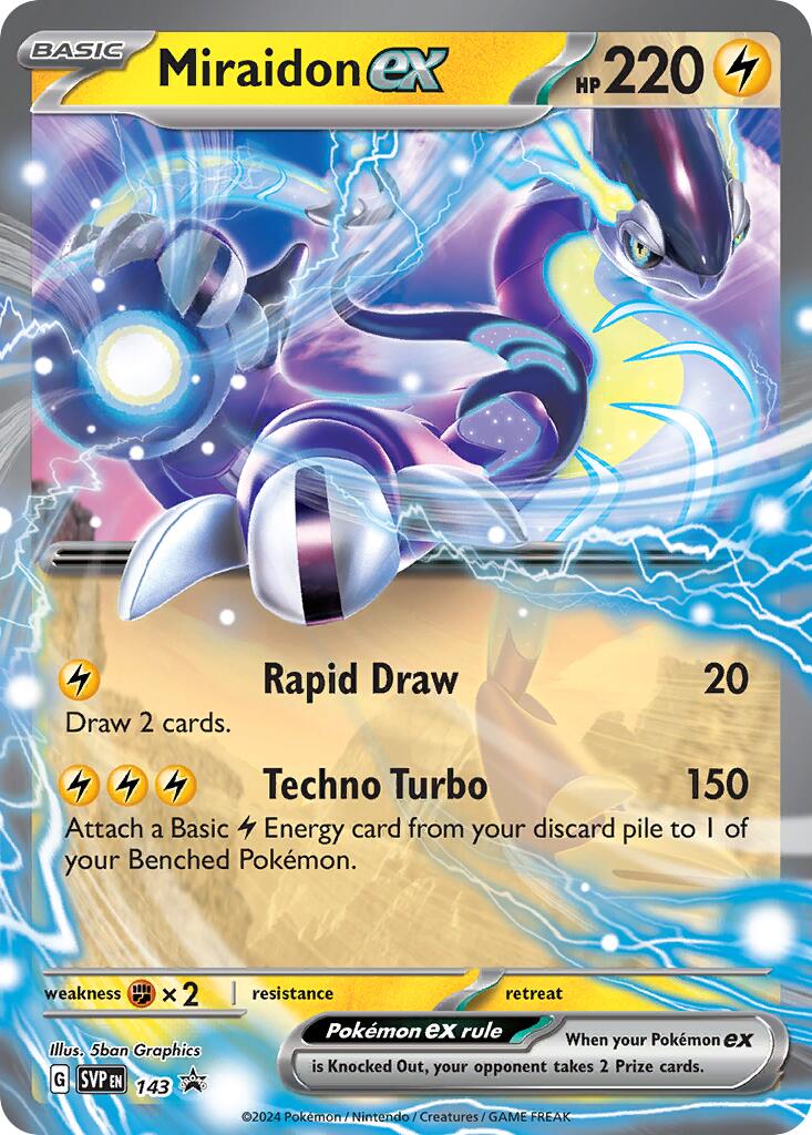 Miraidon ex (143) [Scarlet & Violet: Black Star Promos] | Odin's Place