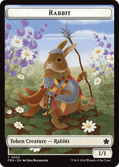 Rabbit // Soldier Double-Sided Token [Foundations Tokens] | Odin's Place