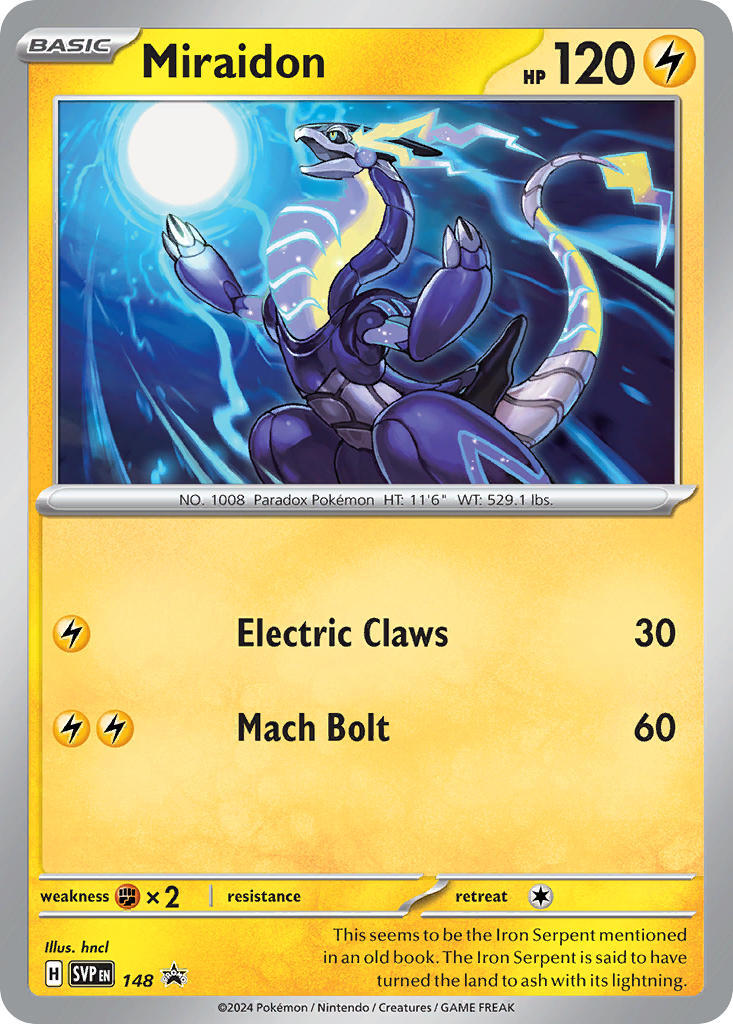 Miraidon (148) [Scarlet & Violet: Black Star Promos] | Odin's Place