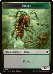 Goblin // Insect Doubled-Sided Token [Foundations Tokens] | Odin's Place