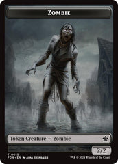 Goblin // Zombie Doubled-Sided Token [Foundations Tokens] | Odin's Place