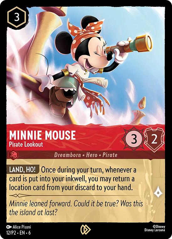 Minnie Mouse - Pirate Lookout (12/P2) [Promo Cards] | Odin's Place