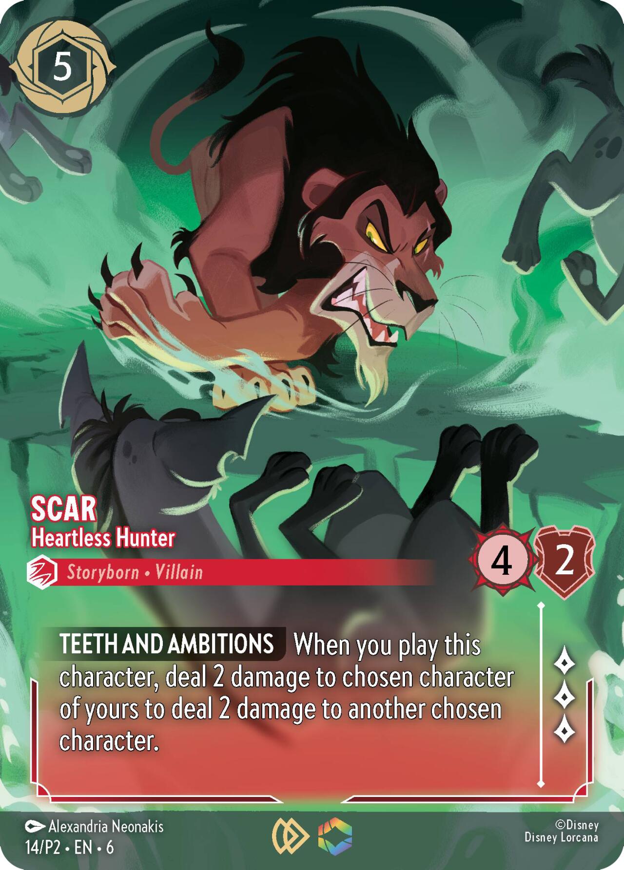 Scar - Heartless Hunter (Store Championship) (14) [Promo Cards] | Odin's Place