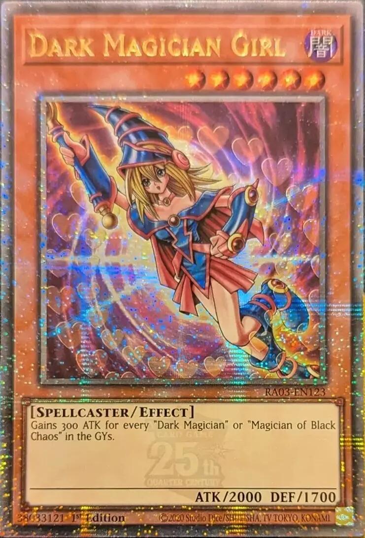 Dark Magician Girl (Quarter Century Secret Rare) (C) [RA03-EN123] Quarter Century Secret Rare | Odin's Place